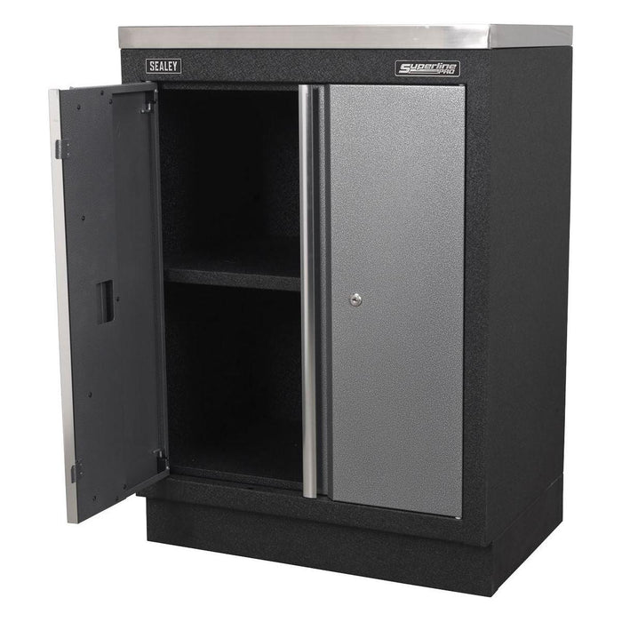 Sealey Modular 2 Door Floor Cabinet 680mm APMS52 Sealey - Town Tools 