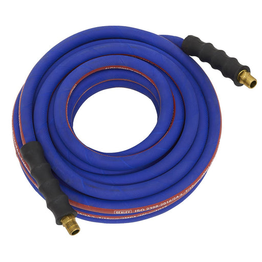 Sealey Extra-Heavy-Duty Air Hose with 1/4"BSP Unions 15m x 10mm AH15R/38 Sealey - Town Tools 