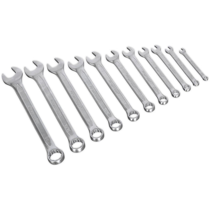 Sealey Combination Spanner Set 11pc Imperial AK63254 Sealey - Town Tools 