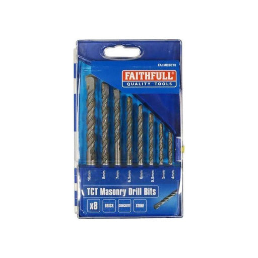 Faithfull Standard Masonry Drill Set, 8 Piece Faithfull - Town Tools