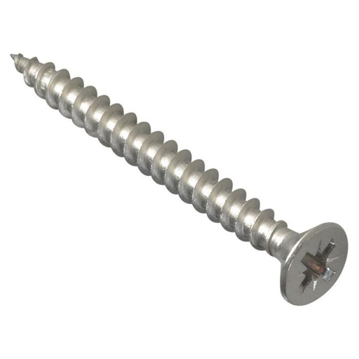 Forgefix Multi-Purpose Pozi Compatible Screw CSK ST S/Steel 5.0 x 50mm Box 200 ForgeFix - Town Tools
