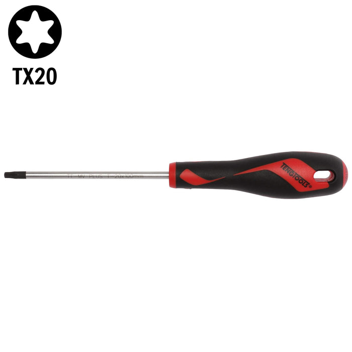 Teng Tools TX Screwdriver TX20 x 100mm M Teng Tools - Town Tools 