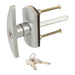 Silverline Garage Door Locking Handle 75mm Diamond Silverline - Town Tools 