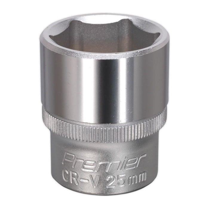 Sealey WallDrive Socket 25mm 1/2"Sq Drive S1225 Sealey - Town Tools 