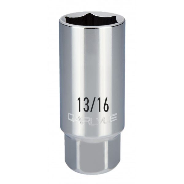 Carlyle Tools 1/2In Drive 13/16In Chrome Spark Plug Socket