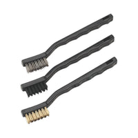 Sealey Miniature Brush Set 3pc AK9791