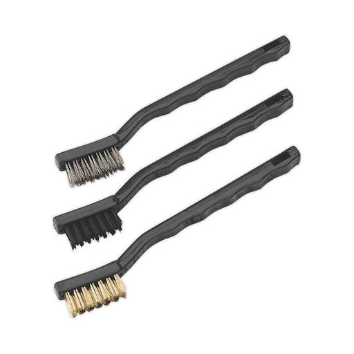 Sealey Miniature Brush Set 3pc AK9791 Sealey - Town Tools 