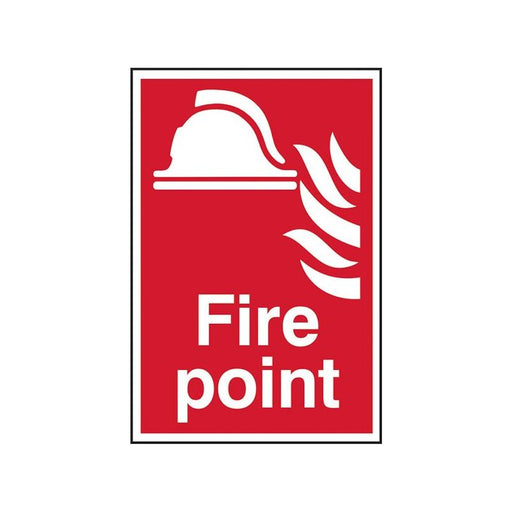 Scan Fire Point - PVC Sign 200 x 300mm Scan - Town Tools