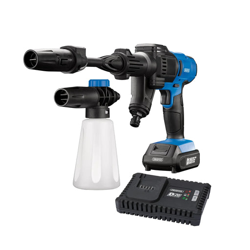 D20 20V Cordless Pressure Washer Kit, 1 x 2.0Ah Battery, 1 x Fast Charger - image 1