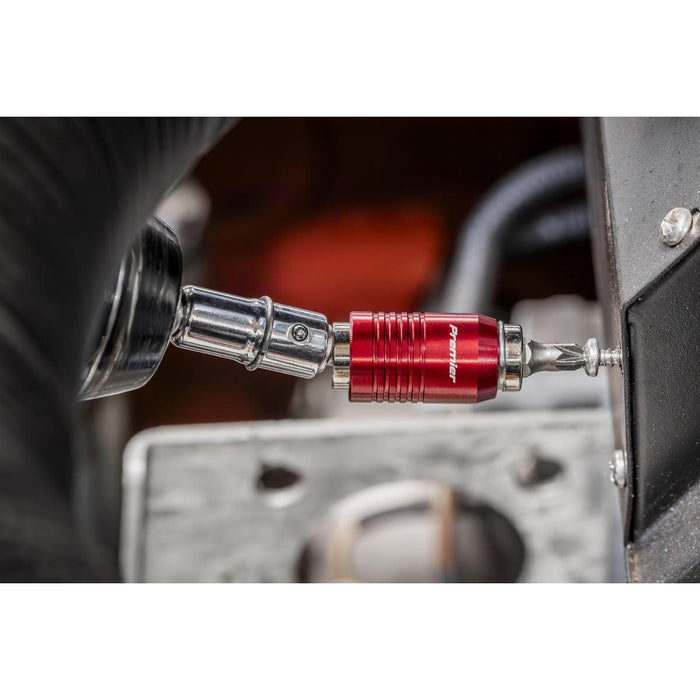 Sealey Premier Premier Pivoting Magnetic Bit Holder 1/4"Hex(M) - 1/4"Hex(F) Sealey Premier - Town Tools 