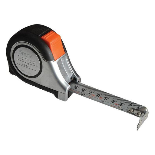 Bahco MTS Reversible Magnetic Tip Auto Pocket Tape 5m/16ft (Width 25mm) Bahco - Town Tools