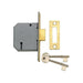 Yale Locks PM322 3 Lever Mortice Deadlock Polished Brass 65mm 2.5in Yale Locks - Town Tools