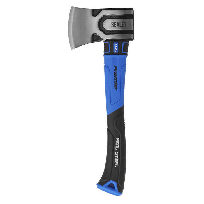 Sealey Premier Premier Hand Axe with Fibreglass Shaft 1.5lb AXG98 Sealey Premier - Town Tools 