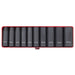 Sealey Premier Premier Deep Impact Socket Set 1/2"Sq Drive 10pc AK58/11M Sealey Premier - Town Tools 