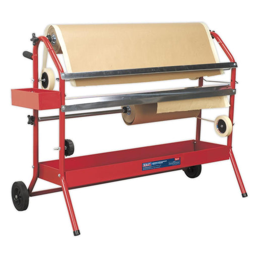 Sealey Masking Paper Dispenser 2 x 900mm Trolley MK67 Sealey - Town Tools 