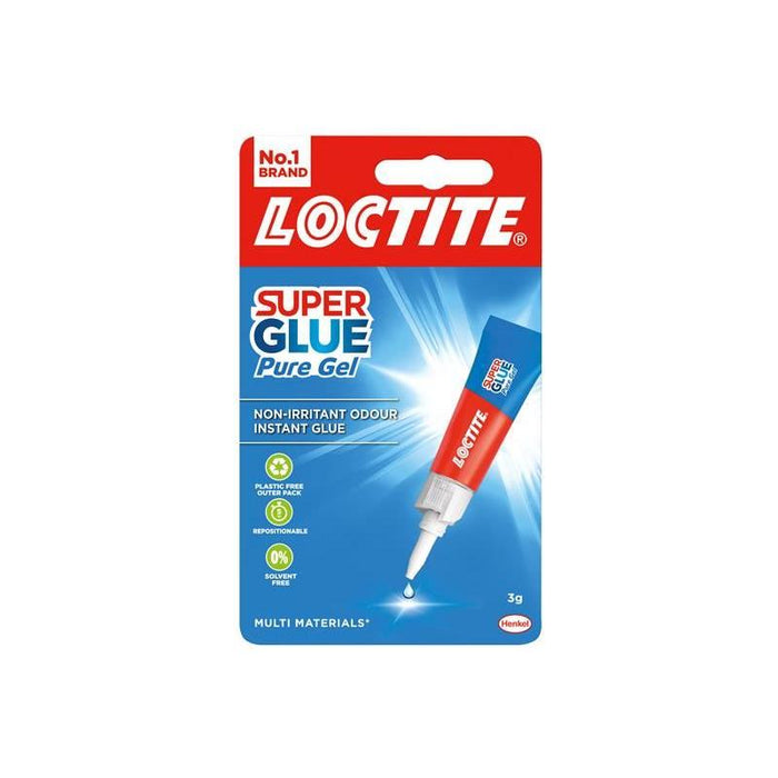 Loctite Super Glue Pure Gel Tube 3g Loctite - Town Tools