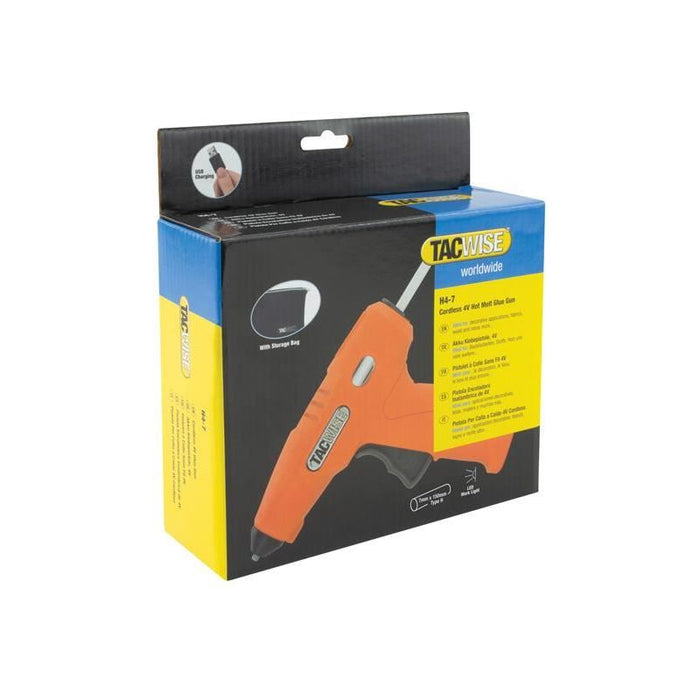 Tacwise H4-7 Hot Melt Cordless Glue Gun 240V Tacwise - Town Tools