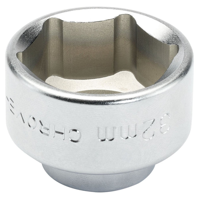 Draper Oil Filter Cap Socket, 3/8" Sq. Dr., 32mm 13430 Draper - Town Tools 