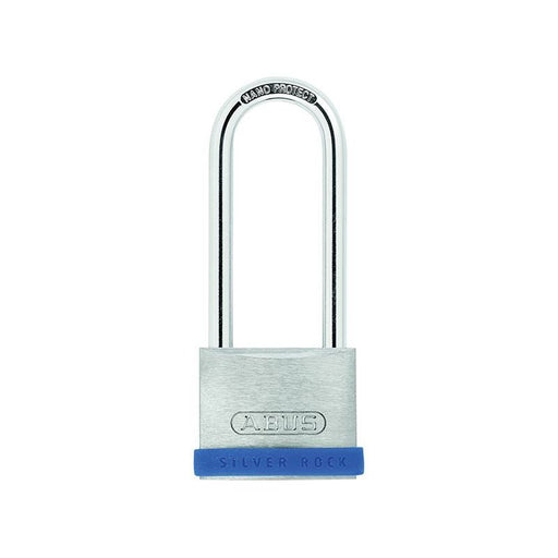 Abus Mechanical 40mm Silver Rock™ 5 Padlock Long Shackle 63mm Keyed Alike ABUS Mechanical - Town Tools