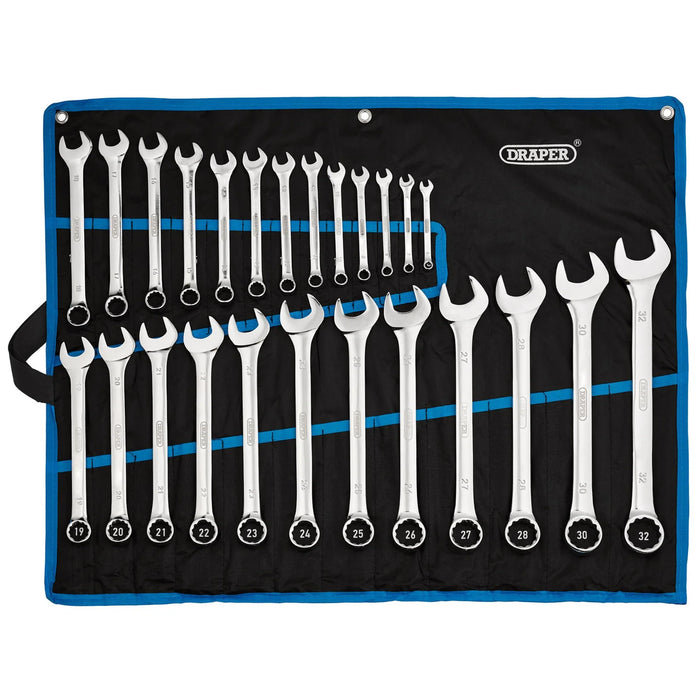 Draper HI-TORQ® Metric Combination Spanner Set, 6-32mm (25 Piece)04905