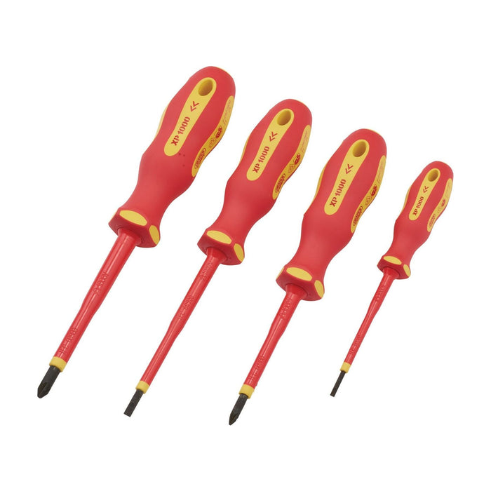 Draper XP1000 VDE Screwdriver Set (4 Piece) 64693 Draper - Town Tools 