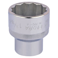 Draper Elora Bi-Hexagon Socket, 1/2" Sq. Dr., 1.3/16" 24509