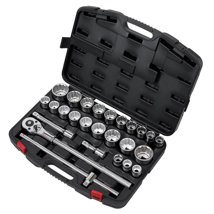 Sealey Premier Premier Metric/Imperial Socket Set 3/4"Sq Drive 12-point 26pc Sealey Premier - Town Tools 