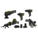 Sealey 5 x SV10.8 Series Cordless Combo Kit 10.8V - 2 Batteries & Euro Plug Sealey - Town Tools 