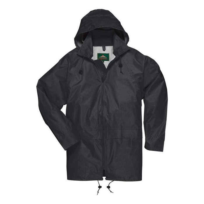 Portwest Classic Rain Jacket - Black - XX Large