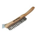 Faithfull 680/4S Heavy-Duty Scratch Brush with Scraper - 4 Row Faithfull - Town Tools