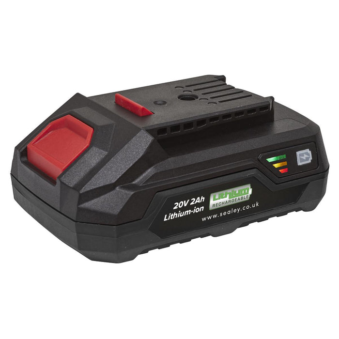 Sealey SV20 Series Power Tool Battery 20V 2Ah CP20VBP2 Sealey - Town Tools 