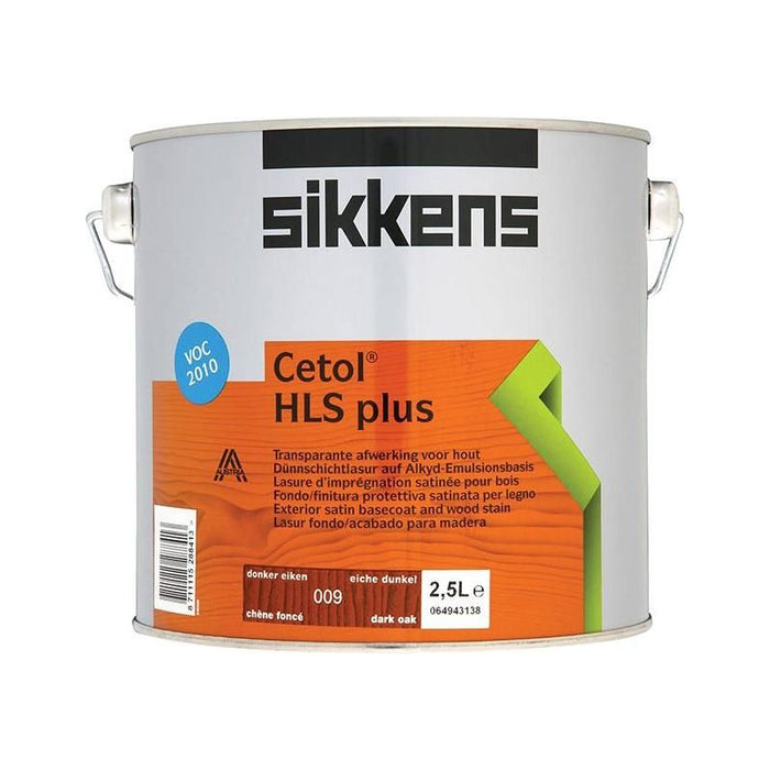 Sikkens Cetol HLS Plus Translucent Woodstain Dark Oak 2.5 litre Sikkens - Town Tools