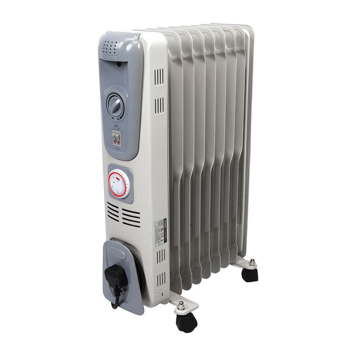 Rhino Oil Filled Radiator 2kW 230V Rhino - Town Tools 