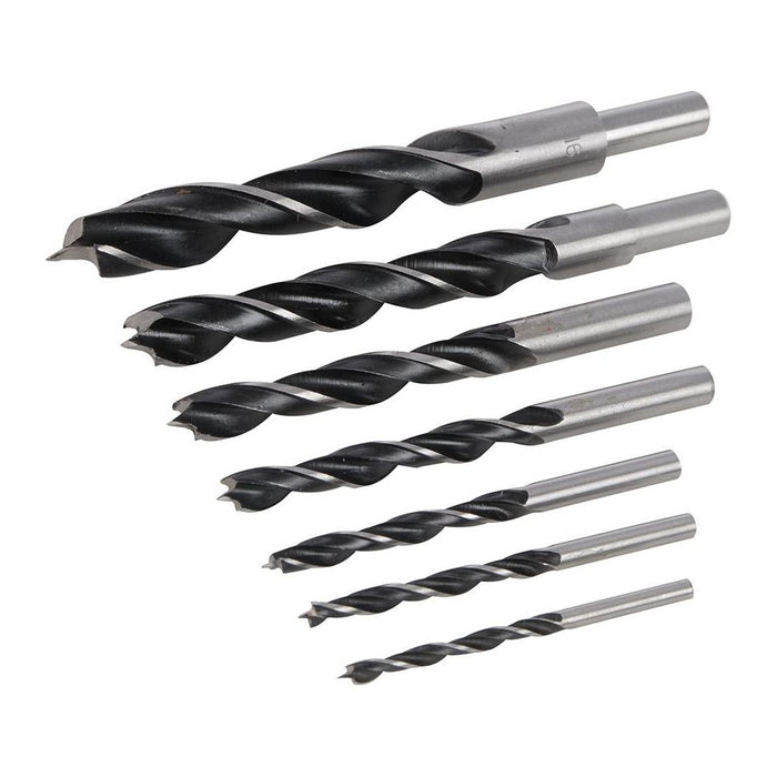 Silverline Lip & Spur Drill Bit Set 7pce 4 - 16mm Silverline - Town Tools 