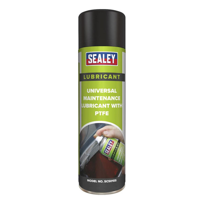 Sealey Universal Maintenance Lubricant with PTFE 500ml SCS010S Sealey - Town Tools 