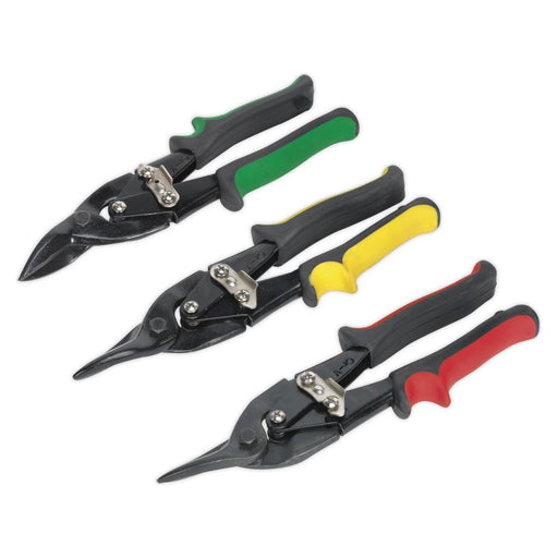 Sealey Aviation Tin Snips Set 3pc AK6907 Sealey - Town Tools 