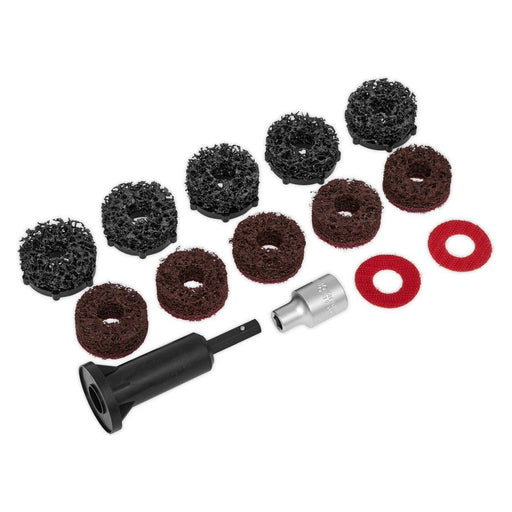 Sealey Stud Hub Cleaner 14pc VS8002 Sealey - Town Tools 