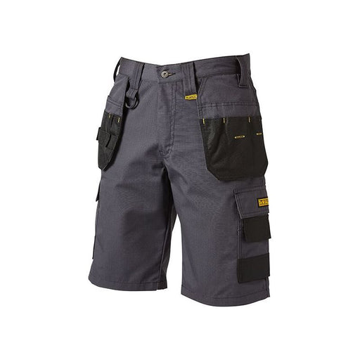 Dewalt Power Tools Cheverley Lightweight Grey Polycotton Shorts Waist 32in DeWALT Power Tools - Town Tools