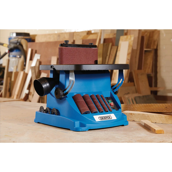 Draper 230V Oscillating Spindle and Belt Sander, 450W - OSBS450D