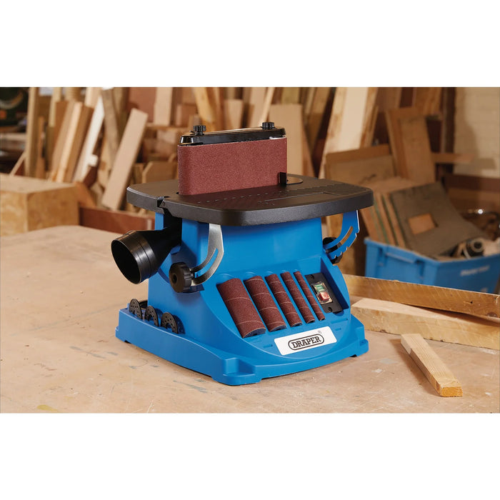 Draper 230V Oscillating Spindle and Belt Sander, 450W - OSBS450D