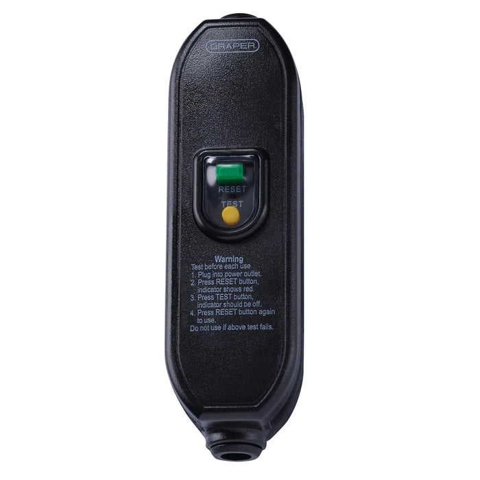 Draper 230V In-line RCD Adaptor, 16A - RCD4/B