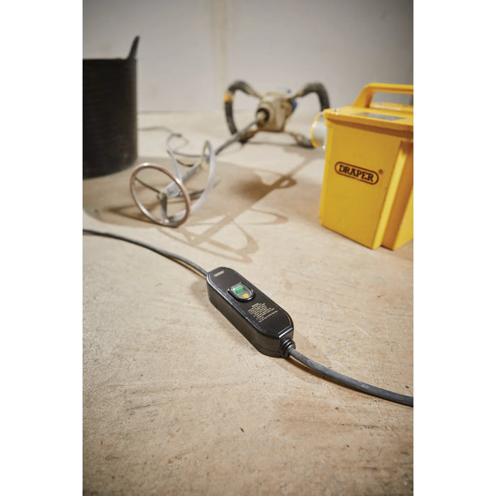 Draper 230V In-line RCD Adaptor, 16A - RCD4/B