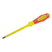 Faithfull VDE Soft Grip Screwdriver Parallel Slotted Tip 6.5 x 150mm Faithfull - Town Tools