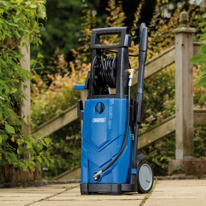 Draper 230V Pressure Washer, 2200W, 165bar - PW2200/110D
