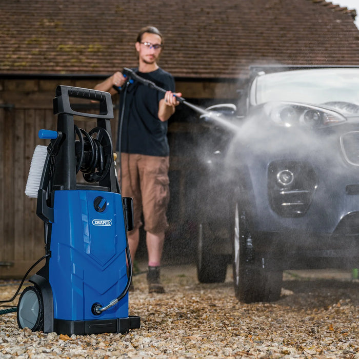 Draper 230V Pressure Washer, 2200W, 165bar - PW2200/110D