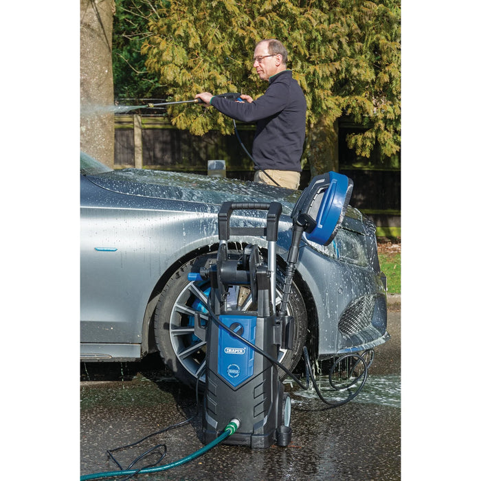 Draper 230V Pressure Washer, 2100W, 165bar - PW2100I/110D