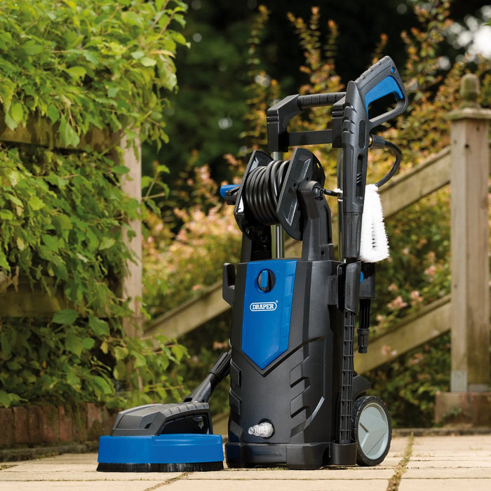 Draper 230V Pressure Washer, 2100W, 165bar - PW2100I/110D