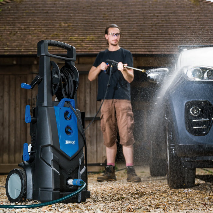 Draper 230V Pressure Washer, 2500W, 195bar - PW2500I/130D