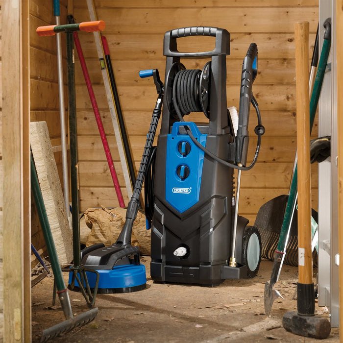 Draper 230V Pressure Washer, 2500W, 195bar - PW2500I/130D