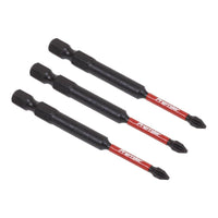 Sealey Phillips #1 Impact Power Tool Bits 75mm 3pc AK8254